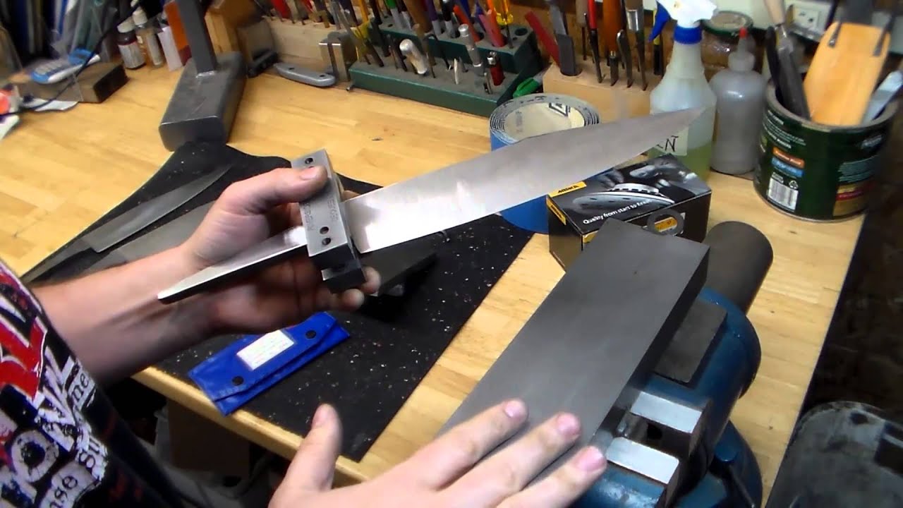 Custom Knife Making w Nick Wheeler perfect plunge cuts