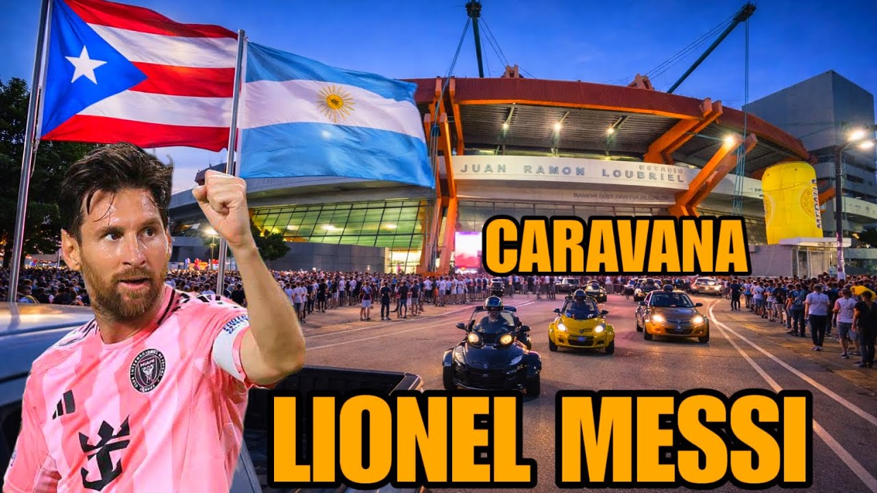 Caravana de Lionel Messi en PUERTO RICO 2026 🇵🇷