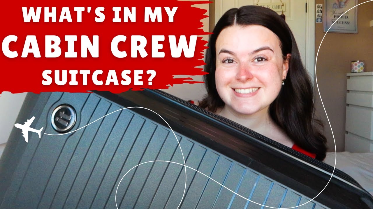 WHAT'S IN MY CABIN CREW SUITCASE? | Flight Attendant Packing Essentials