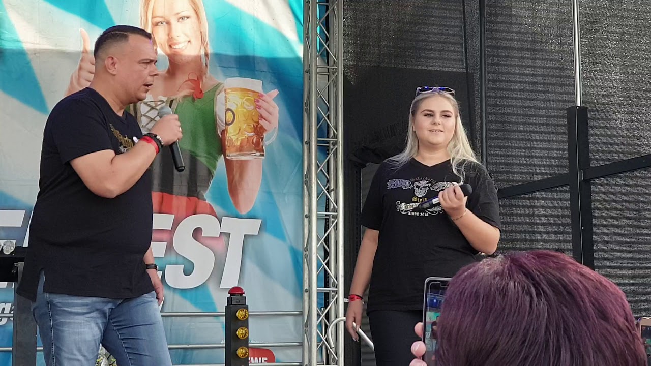 Estefania Wollny und Rainer Stern Live in Hamm Oktoberfest 22.9.19 mit Ganze Welt umarmen