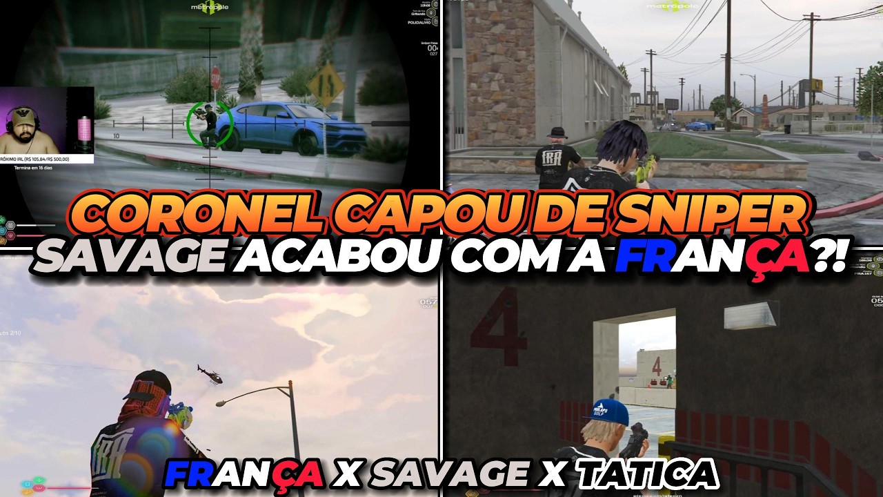 CORONEL CAPOU DE SNIPER | SAVAGE ACABOU COM A FRANÇA ?!