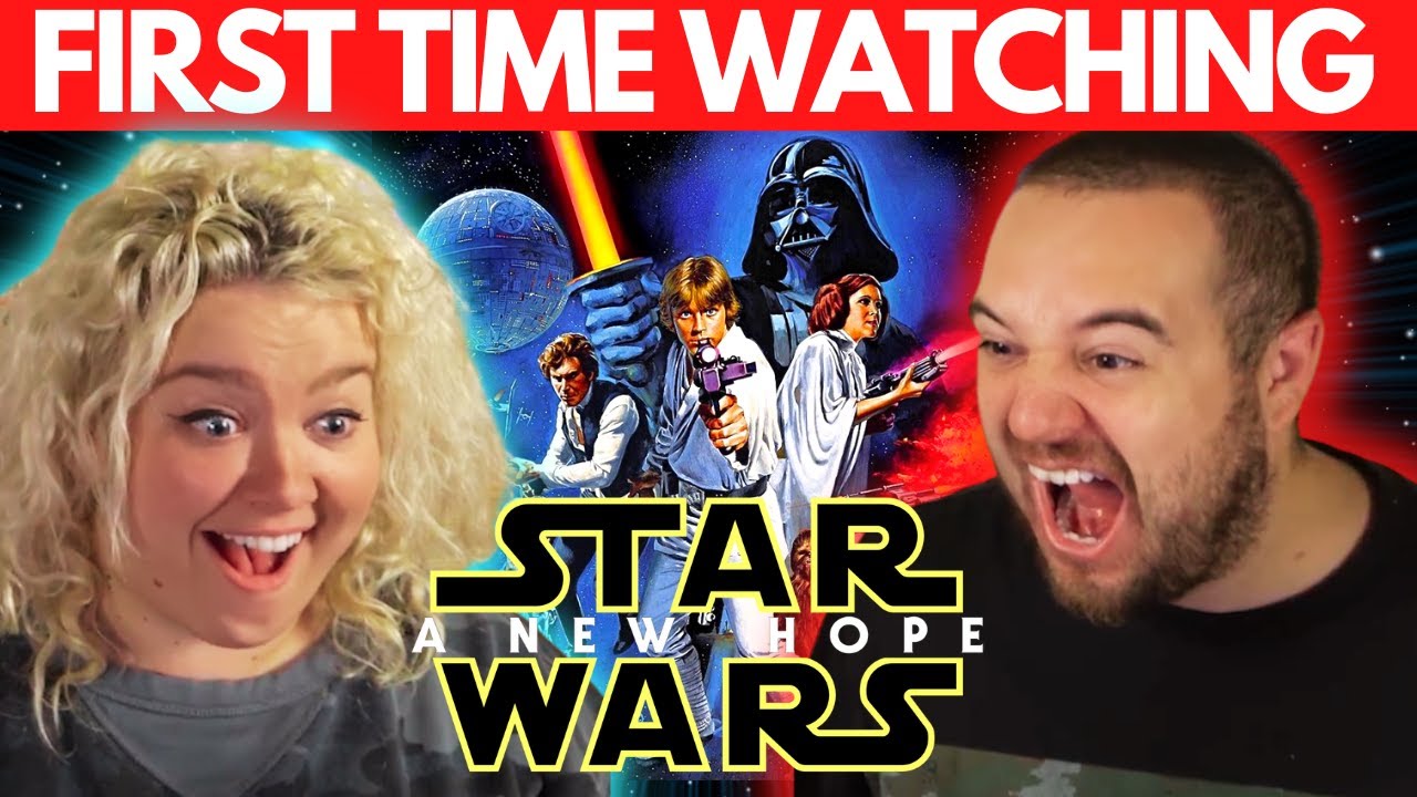 My Wife Watches STAR WARS For The FIRST Time | Episode IV: A New Hope | MOVIE REACTION