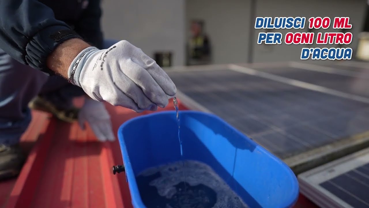 FULCRON Pulitore e Trattamento pannelli solari