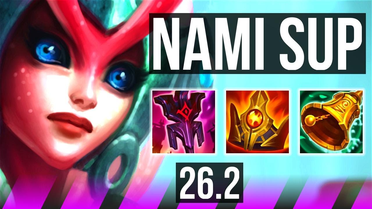 NAMI & Corki vs BLITZCRANK & Yunara (SUP) | 15K damage | EUW Grandmaster | 26.2