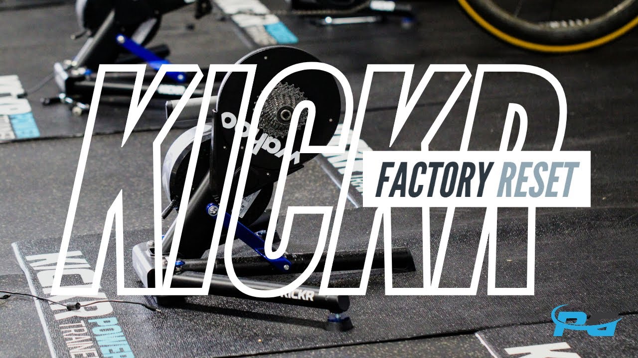 How to reset your Wahoo Kickr to factory default settings (or factory spindown)