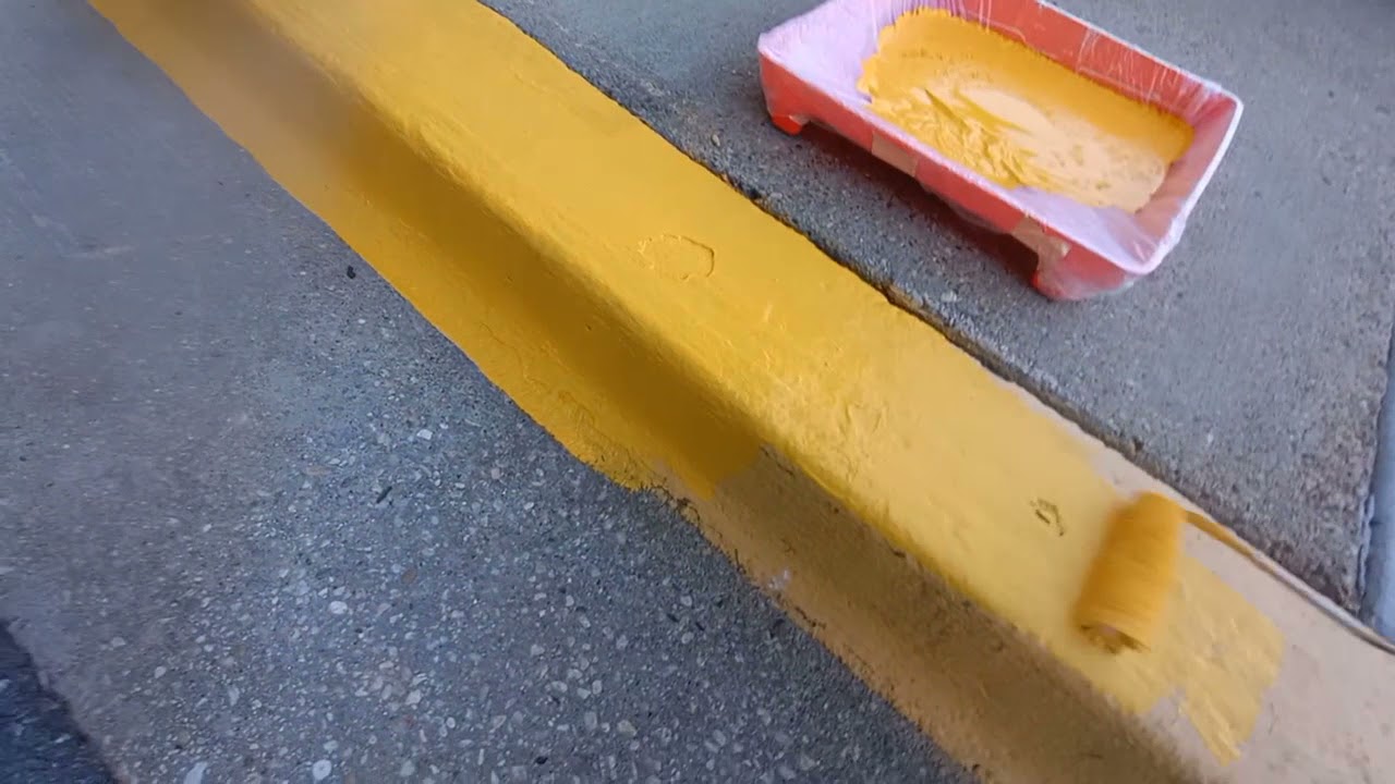 como pintar una acera y que quede bonito