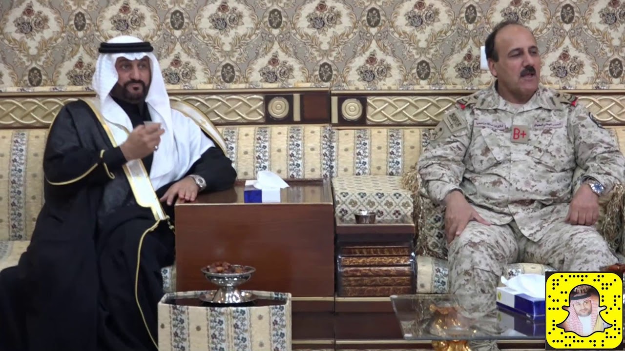 زيارة الشيخ أحمد العبيكان مقر قيادة اللواء تركي بن عبدالعزيز في الحد الجنوبي بمنطقة نجران