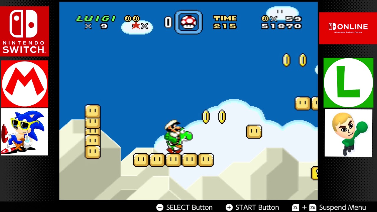 Super Mario World (Nintendo Classics): Co-Op with Scatlink Sean | Part 1=Yoshi's Island
