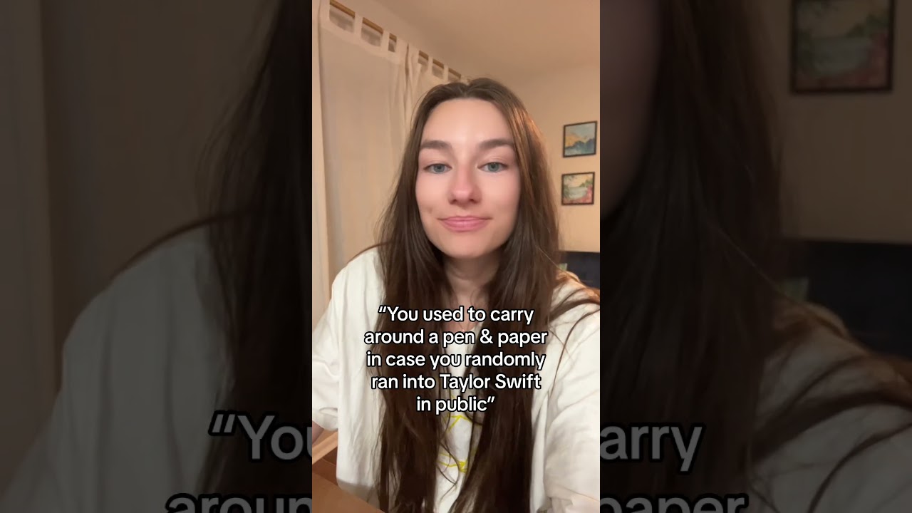 You got me there. A Swiftie from day 1. #swiftie #swifties #taylorswift #erastour