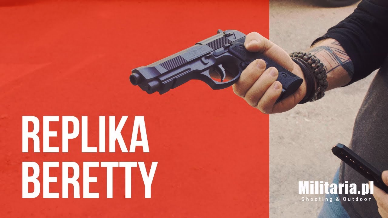 Wiatr&oacute;wka pistolet Beretta Elite II - prezentacja Militaria.pl