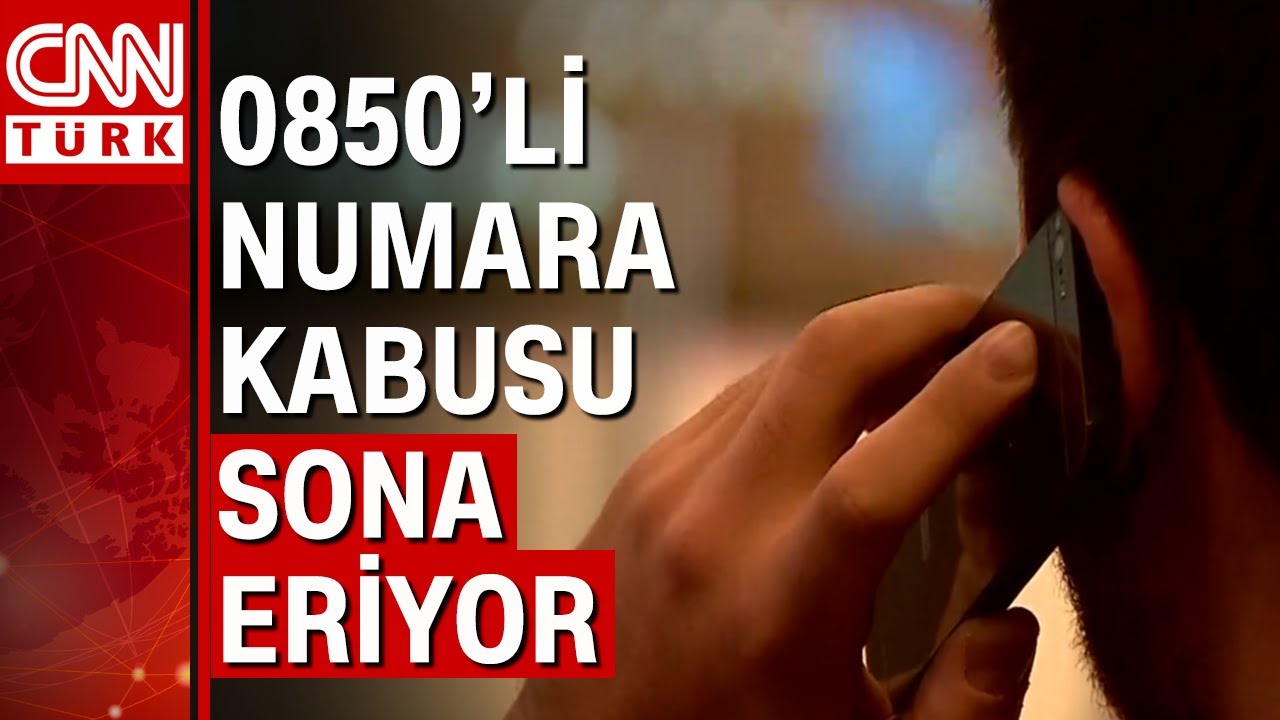 Vatandaşın 0850'li numara korkusu sona eriyor