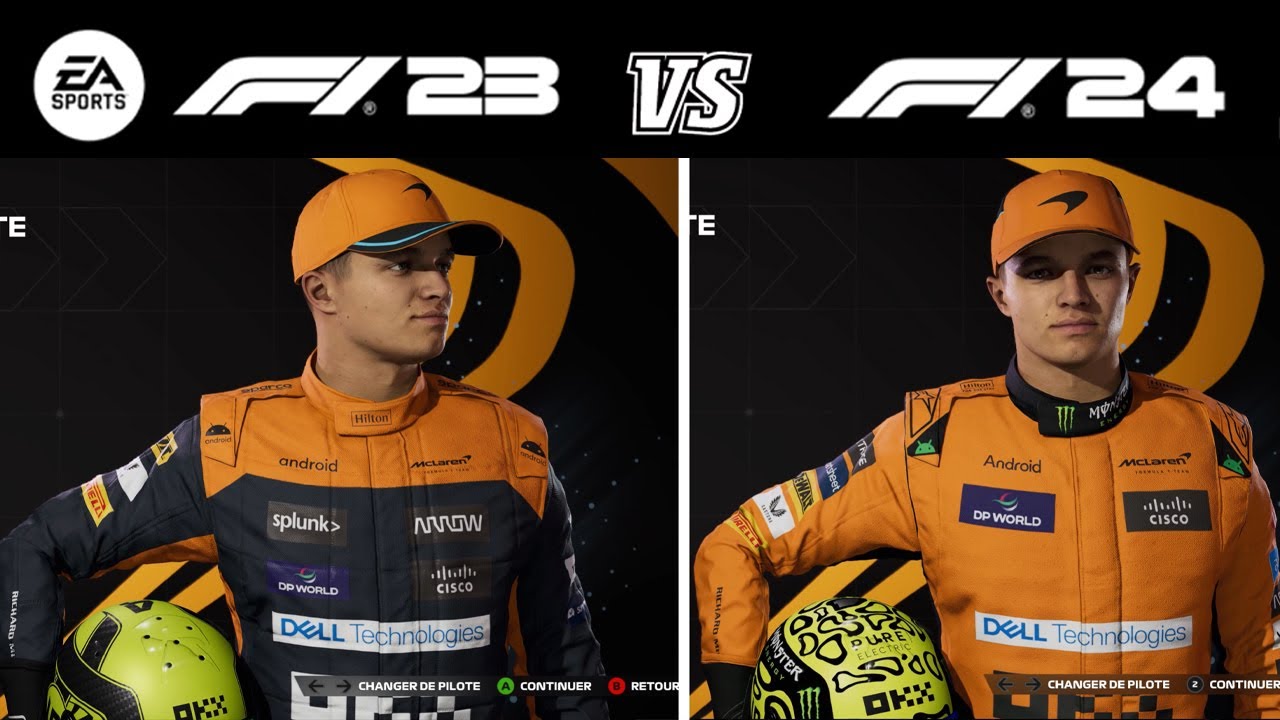 F1 23 VS F1 24