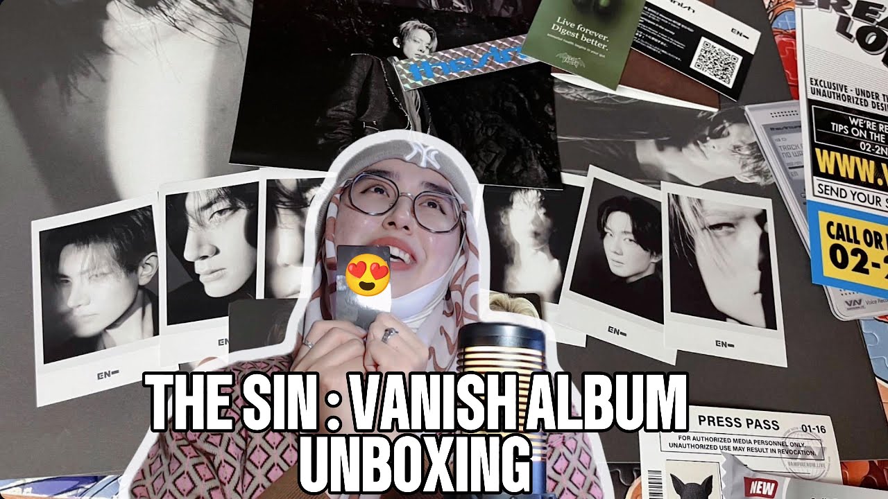 ENHYPEN THE SIN:VANISH ALBUM | UNBOXING | FORBIDDEN VER.