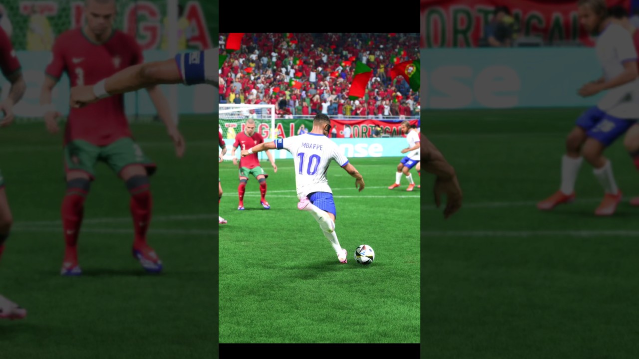 Mbapp&eacute; sublime enroul&eacute;e face au Portugal // EA FC 24 #eafc24 #fc24 #france #mbappe