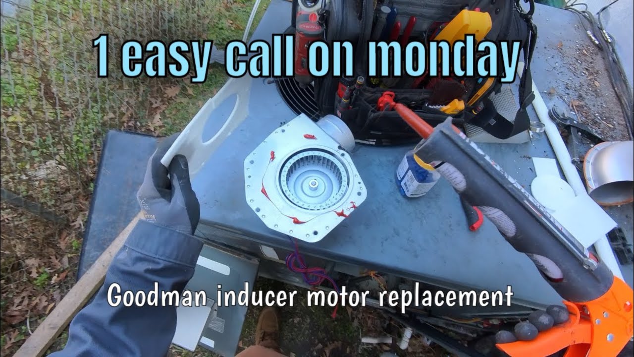 No heat call leads to Goodman inducer replacement #bluecollar #hvacsystem #hvaccontractor 