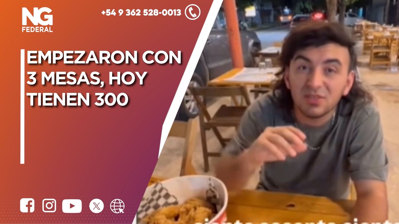 NGFEDERAL- EMPEZARON CON 3 MESAS, HOY TIENEN 300