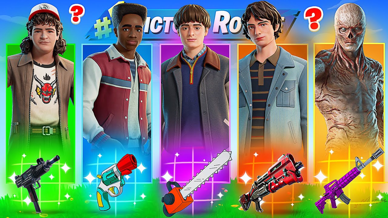 The *RANDOM* STRANGER THINGS BOSS Challenge in Fortnite!