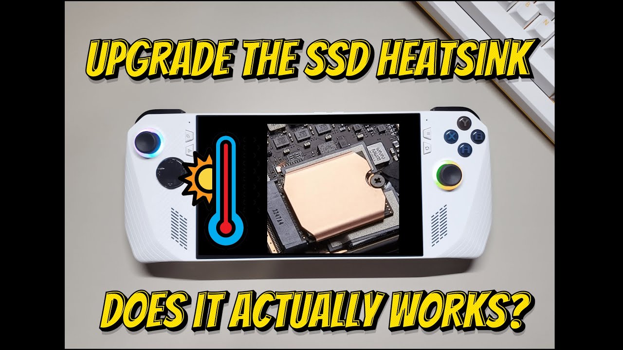 The Best ASUS ROG ALLY Accessories: Improve Your Mobile Gaming Experience, SSD Heatsink #asusrogally