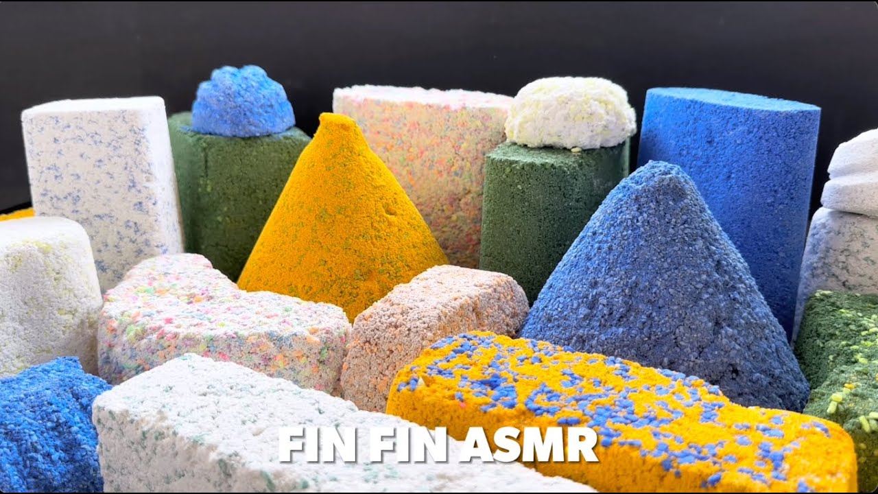 ASMR : Colorful Sand Valley Crumbling 🏞️ #398