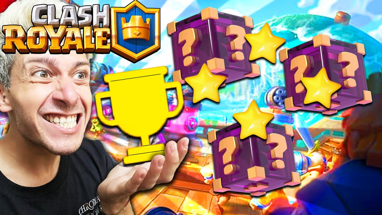 NUOVO DECK LADDER E SCULATA LEGGENDARIA NEI LUCKY DROP DI CLASH ROYALE !!