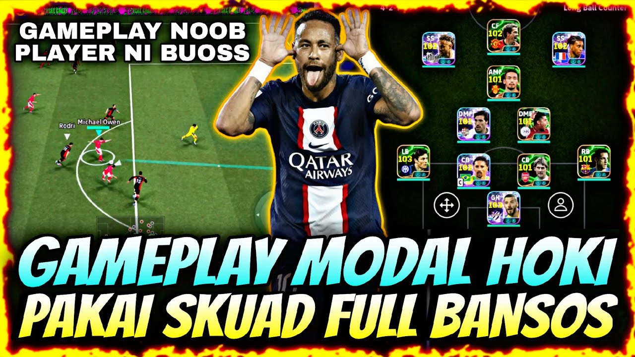 MATCH PALING NGLAWAK MODAL HOKI DIPUSH DIVISI 1 EFOOTBALL MOBILE