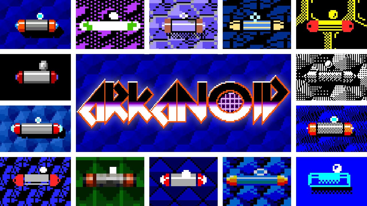 Arkanoid - Versions Comparison (HD 60 FPS)