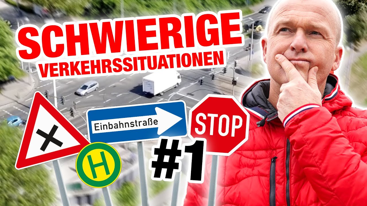 Führerschein - Schwierige Verkehrssituationen - einfach erklärt! 🚘 #1 | Fischer Academy