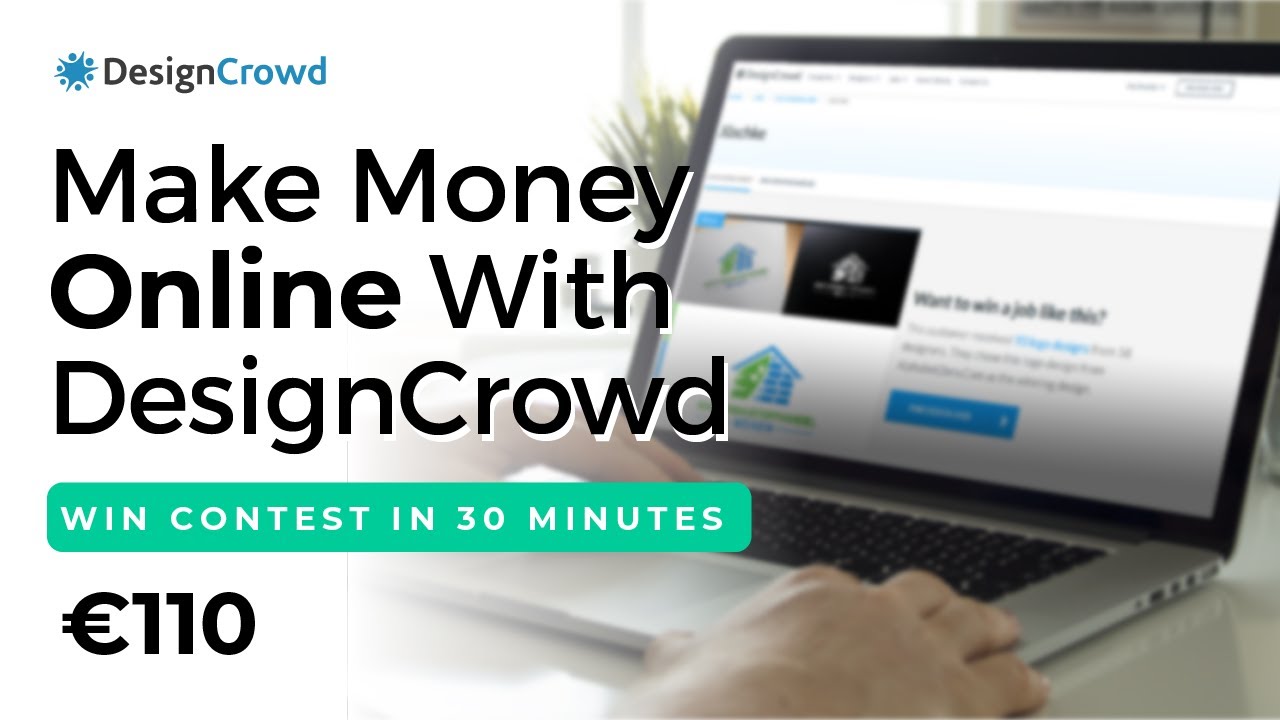 Make Money Online with DesignCrowd - Online Earning DesignCrowd Payment Proof Inside!