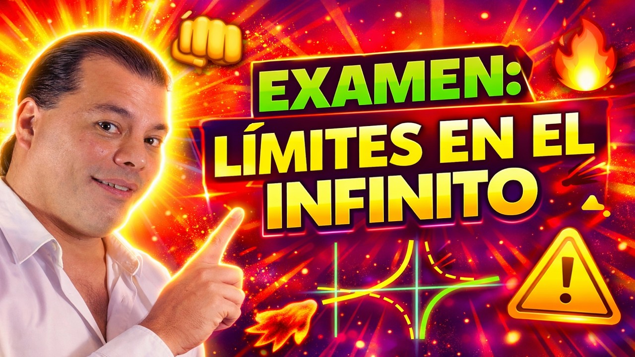 LÍMITES EN EL INFINITO 🚀 TRUCOS RÁPIDOS para EXAMEN | Matemáticas 4º ESO y Bachillerato