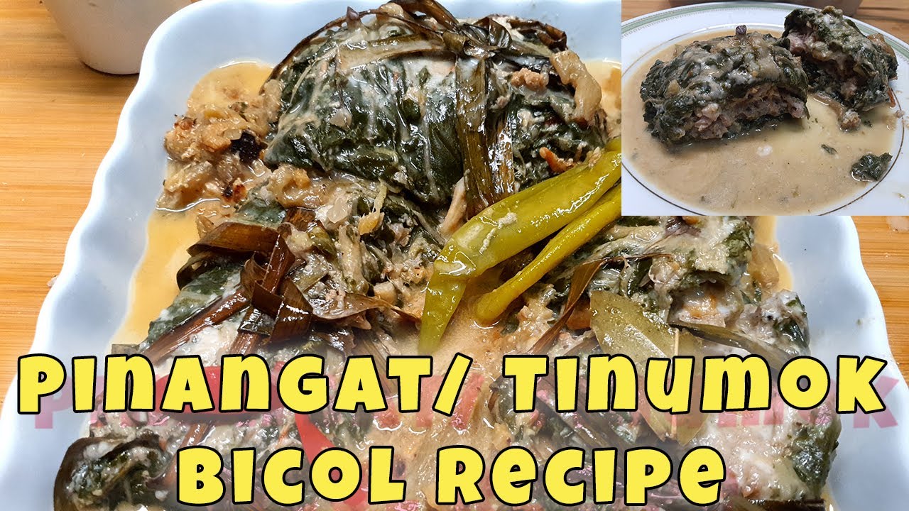 How to cook Pinangat/Tinuktok/Tinuktok. A bicol delicacy / recipe. #tinuktok #tinumok #pinangat
