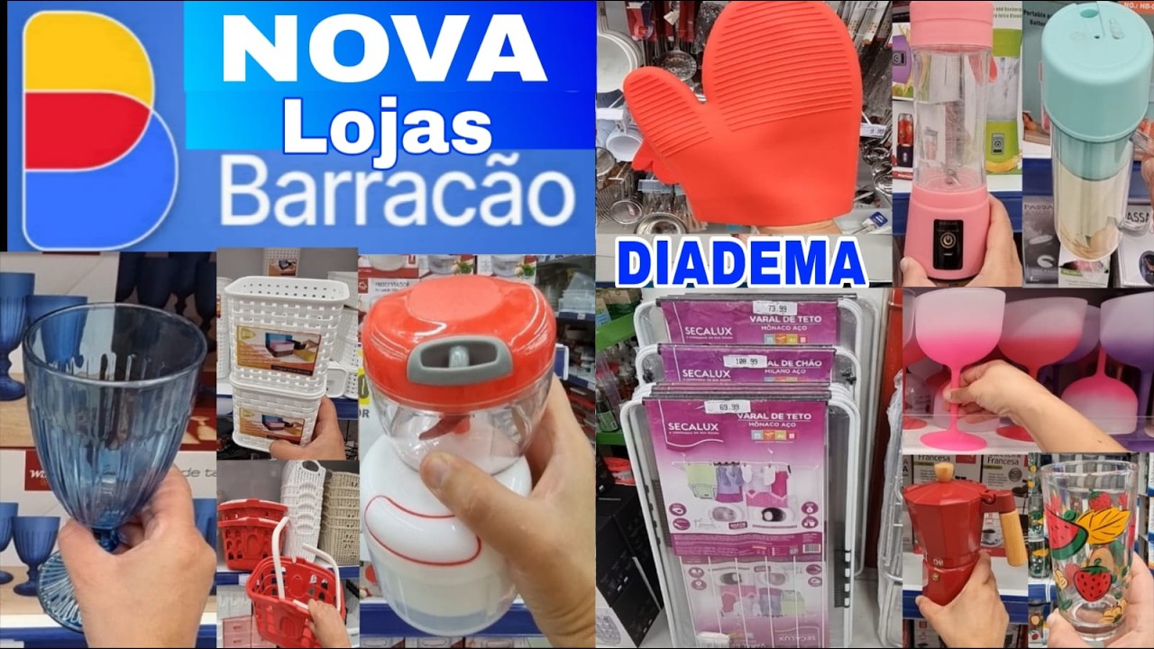 LOJAS BARRACÃO - ACHADINHOS PRO LAR - PROMOÇÃO UTILIDADES PANELAS E DESCONTOS NO BARRACAO