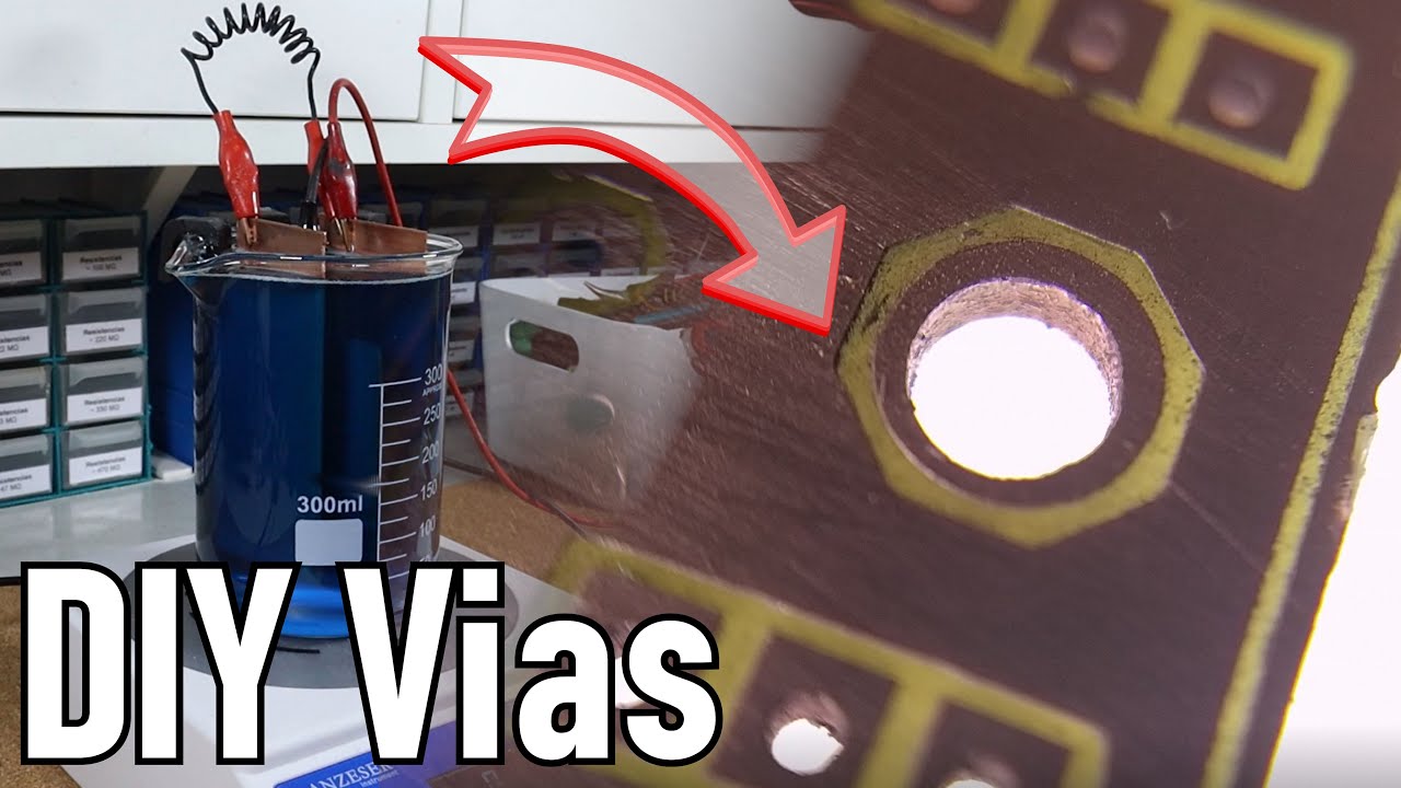 DIY: Taladros metalizados en una PCB | Tutorial completo
