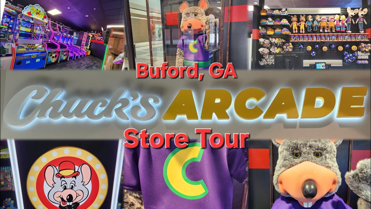 (NOW OPEN!) Chuck's Arcade | Store Tour | Buford, GA | Mall Of Georgia | July 2025