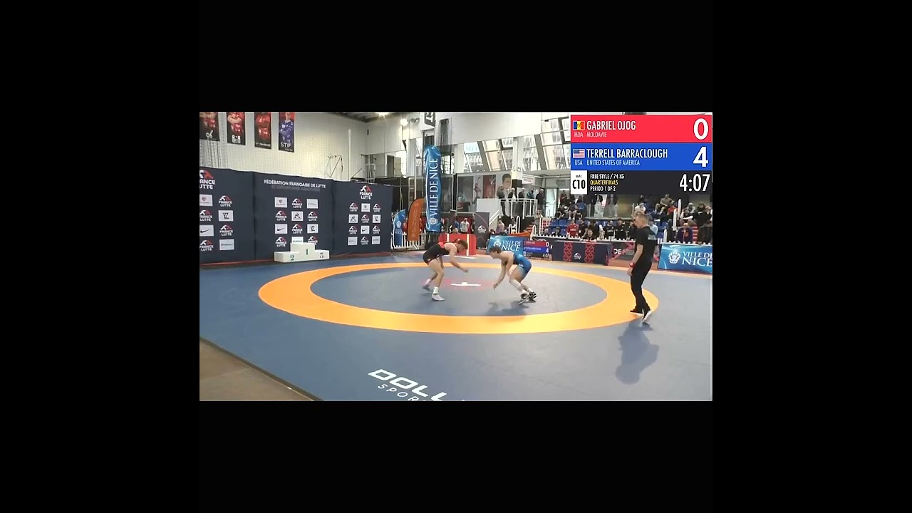 3 Lupte.MD 2026-01-16 • Gabriel OJOG (MDA) – Terrel BARRACLOUGH (USA) • GRAND PRIX DE FRANCE