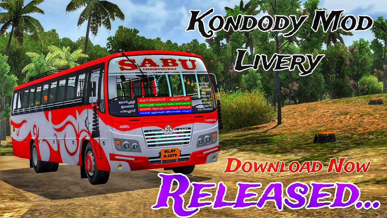 NEW KONDODY MOD LIVERY RELEASED || DOWNLOAD NOW || ABHI GARAGE OFFICIAL ||