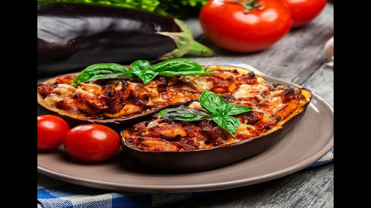 Aubergine farcie a la provençale