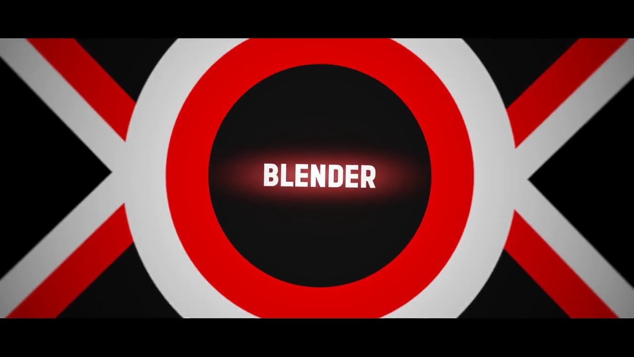 FREE RED Intro Template #345 Blender + FREE DOWNLOAD