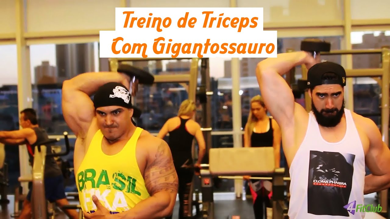 Treino de Tríceps MONSTRO com Gigantossauro (Danilo França)