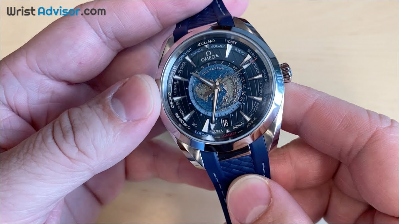 Обзор Omega Aqua Terra World Timer