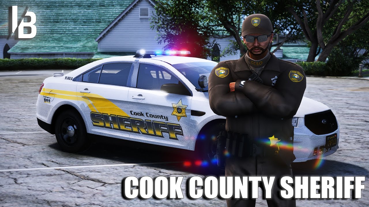 Cook County Sheriff Patrol in SERIOUS FiveM RP Server...