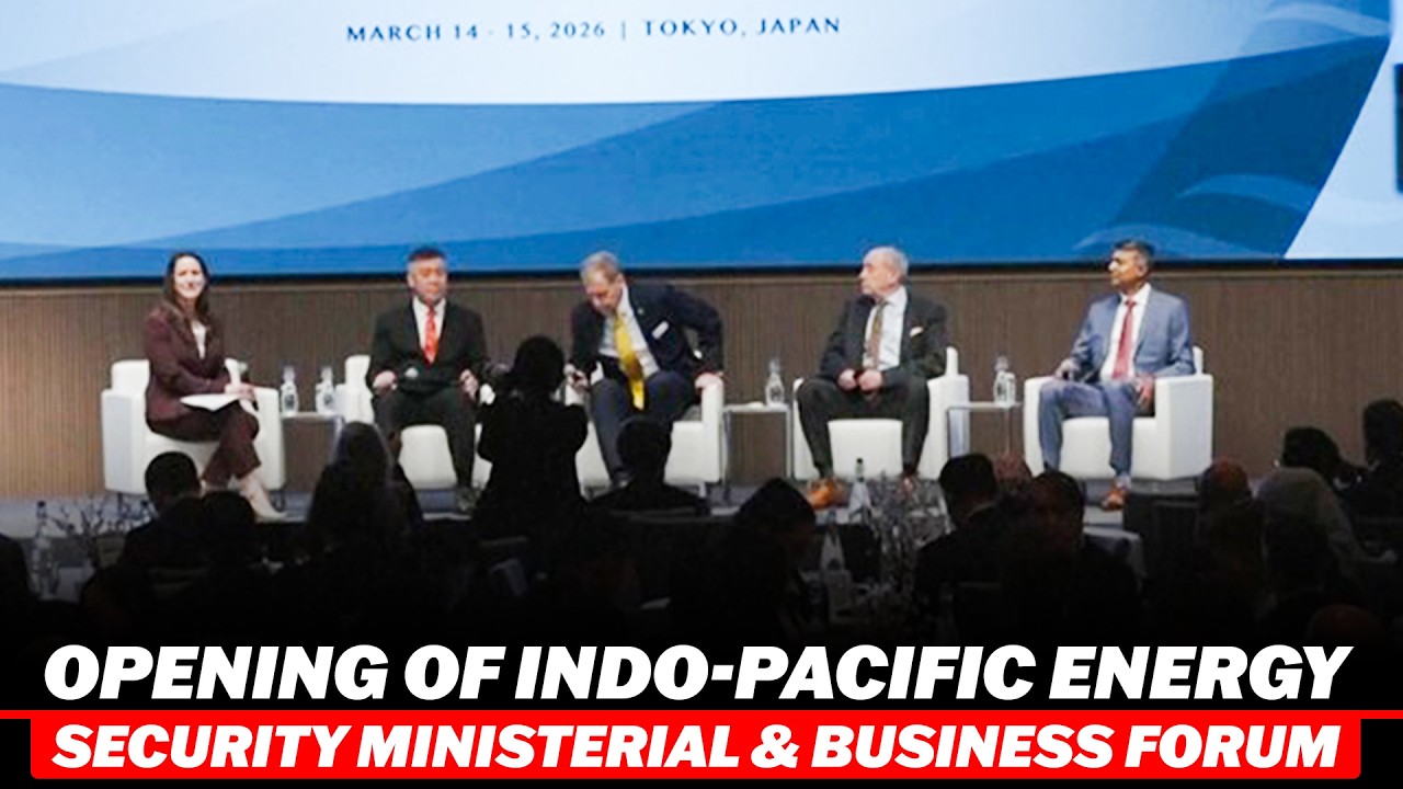 LIVE: Opening of inaugural Indo-Pacific Energy Security Ministerial and Business Forum | US | JAPAN