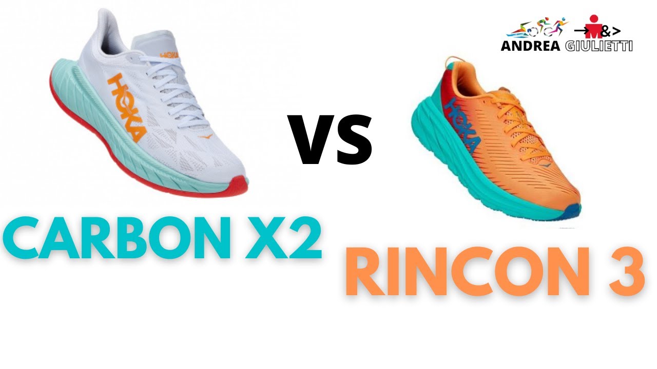 CONFRONTO HOKA CARBON X2VS HOKA RINCON 3 | Differenze, pregi, difetti, punti di forza e impressioni