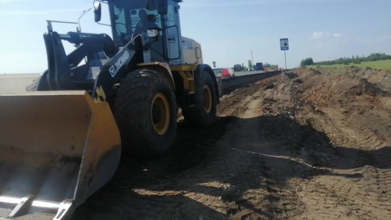 ПЕРЕМЕЩЕНИЕ ГРУНТА НА LW300F
