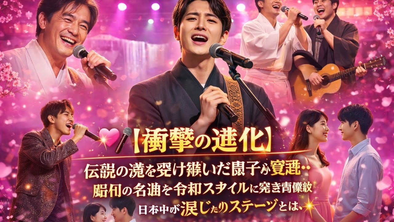 💖🎤【衝撃の進化】伝説の魂を受け継いだ息子が覚醒…昭和の名曲を令和スタイルに完全再構築🔥日本中が涙した“奇跡のステージ”とは✨