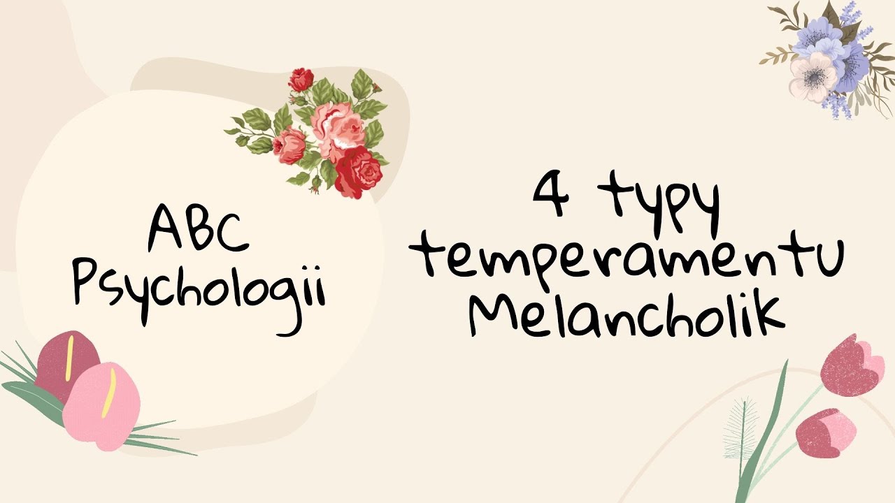 ABC Psychologii MELANCHOLIK - Mały Słownik Psychologiczny (okiem Wozinskiej)