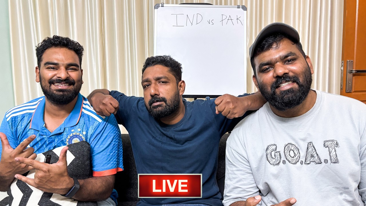IND Vs PAK WATCH ALONG LIVE 🏏