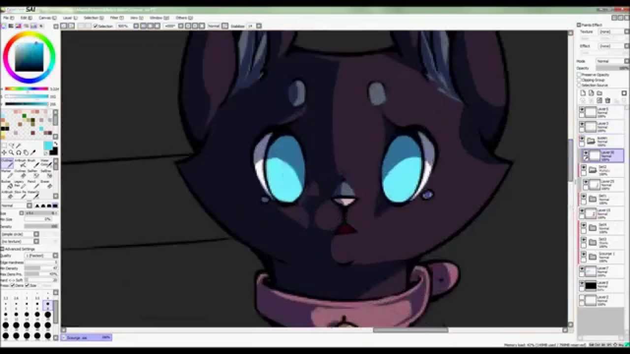 SPEEDPAINT [Warrior Cats] ~Scourge~ [PaintToolSai]