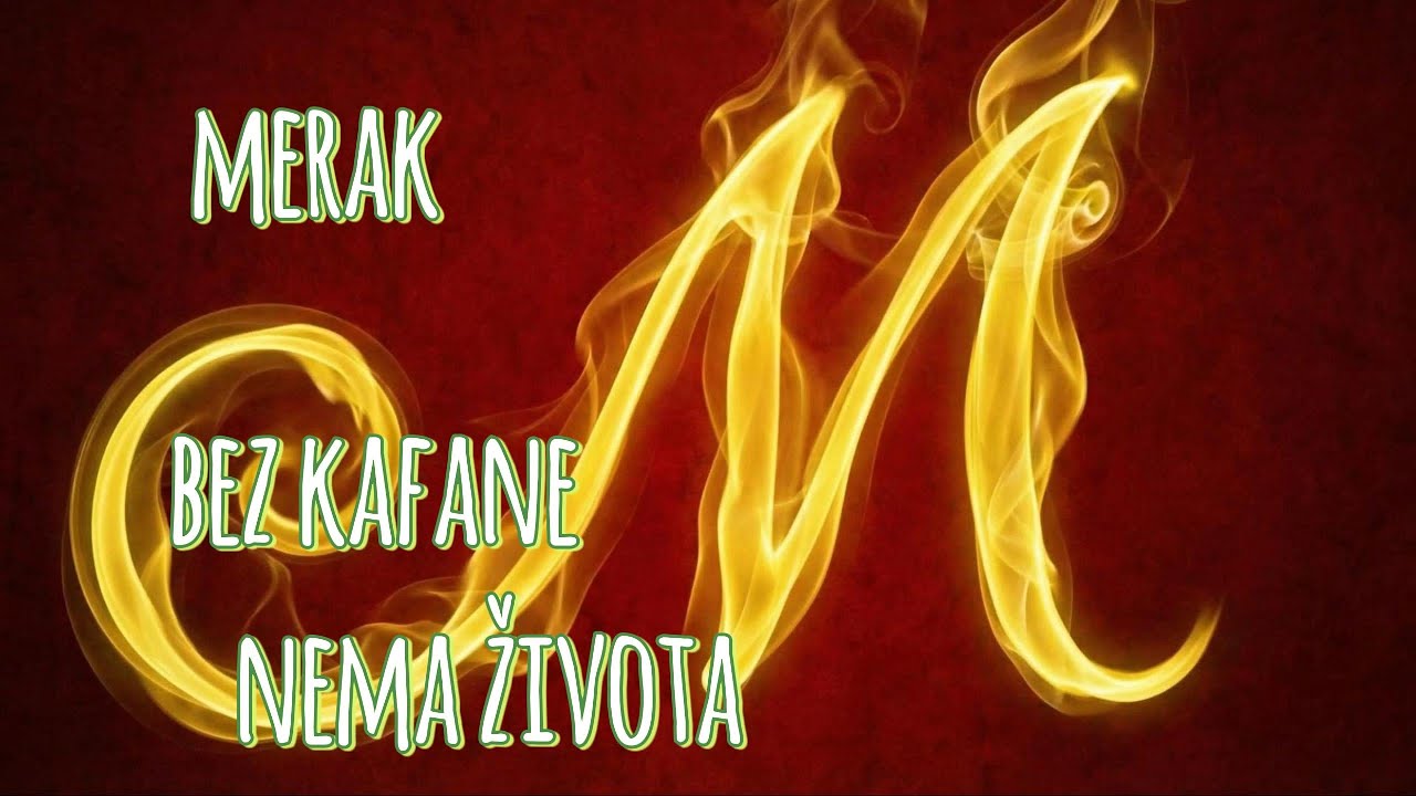 MERAK - BEZ KAFANE NEMA ŽIVOTA...Pesma za kafanske noći...🎧