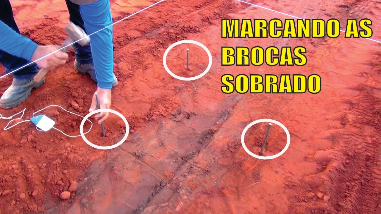 APRENDA MARCAR AS BROCAS DE UM SOBRADO.