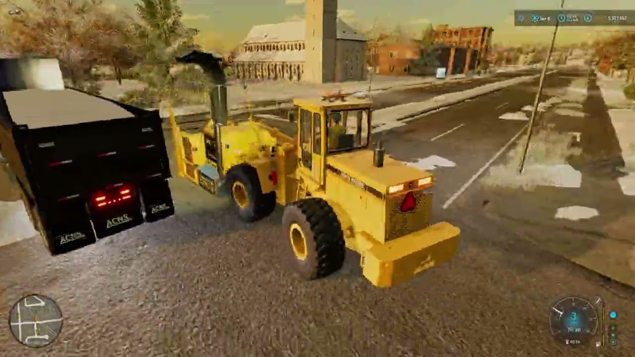 MONTREAL SNOW REMOVAL TIMELAPSE #3❄️FS22 MULTIPLAYER SERVER